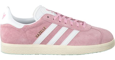 licht grijze adidas sneakers met roze|adidas Originals .